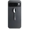 Image de Telefoonhoesje Geschikt voor Google Pixel 10 hoesje - Zilver - Metaal - Lepel - Siliconen Telefoonhoesje Telefoonhoesje