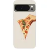 Image de Telefoonhoesje Geschikt voor Google Pixel 10 hoesje - Pizza - Kaas - Pepperoni - Siliconen Telefoonhoesje Telefoonhoesje