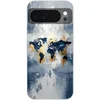 Image de Telefoonhoesje Geschikt voor Google Pixel 10 hoesje - Wereldkaart - Blauw - Abstract - Siliconen Telefoonhoesje Telefoonhoesje
