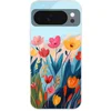 Image de Telefoonhoesje Geschikt voor Google Pixel 10 hoesje - Illustratie - Bloemen - Kleurrijk - Siliconen Telefoonhoesje Telefoonhoesje