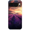 Image de Telefoonhoesje Geschikt voor Google Pixel 10 hoesje - Lavendelveld - Quote - Zonsondergang - Siliconen Telefoonhoesje Telefoonhoesje