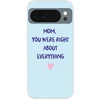 Image de Telefoonhoesje Geschikt voor Google Pixel 10 hoesje - Moeder - Quote - Blauw - Siliconen Telefoonhoesje Telefoonhoesje