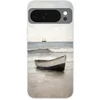 Image de Telefoonhoesje Geschikt voor Google Pixel 10 hoesje - Roeiboot - Zee - Horizon - Siliconen Telefoonhoesje Telefoonhoesje