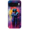 Image de Telefoonhoesje Geschikt voor Google Pixel 10 hoesje - Omarmen - Lichamen - Paars - Siliconen Telefoonhoesje Telefoonhoesje