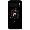 Image de Telefoonhoesje Geschikt voor Google Pixel 10 hoesje - Bloemstuk - Vaas - Zwart - Siliconen Telefoonhoesje Telefoonhoesje