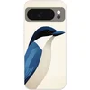Image de Telefoonhoesje Geschikt voor Google Pixel 10 hoesje - Illustratie - Blauw - Vogel - Siliconen Telefoonhoesje Telefoonhoesje