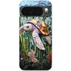 Image de Telefoonhoesje Geschikt voor Google Pixel 10 hoesje - Schildpad - Zeewier - Mozaïek - Siliconen Telefoonhoesje Telefoonhoesje