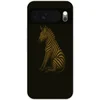 Image de Telefoonhoesje Geschikt voor Google Pixel 10 hoesje - Zebra - Strepen - Goud - Siliconen Telefoonhoesje Telefoonhoesje
