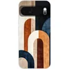 Image de Telefoonhoesje Geschikt voor Google Pixel 10 hoesje - Abstract - Vormen - Donkerblauw - Siliconen Telefoonhoesje Telefoonhoesje