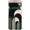 Image de Telefoonhoesje Geschikt voor Google Pixel 10 hoesje - Bogen - Donkergroen - Lijnen - Siliconen Telefoonhoesje Telefoonhoesje