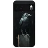 Image de Telefoonhoesje Geschikt voor Google Pixel 10 hoesje - Raaf - Vogels - Zwart - Siliconen Telefoonhoesje Telefoonhoesje