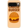 Image de Telefoonhoesje Geschikt voor Google Pixel 10 hoesje - Cheeseburger - Minimalistisch - Geel - Siliconen Telefoonhoesje Telefoonhoesje