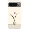 Image de Telefoonhoesje Geschikt voor Google Pixel 10 hoesje - Tulp - Vaas - Beige - Siliconen Telefoonhoesje Telefoonhoesje