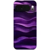 Image de Telefoonhoesje Geschikt voor Google Pixel 10 hoesje - Golven - Abstract - Paars - Siliconen Telefoonhoesje Telefoonhoesje