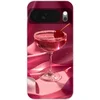 Image de Telefoonhoesje Geschikt voor Google Pixel 10 hoesje - Cocktail - Pink - Luxe - Siliconen Telefoonhoesje Telefoonhoesje