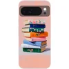 Image de Telefoonhoesje Geschikt voor Google Pixel 10 hoesje - Boeken - Stapel - Kleurrijk - Siliconen Telefoonhoesje Telefoonhoesje