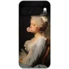 Image de Telefoonhoesje Geschikt voor Google Pixel 10 hoesje - Vrouw - Barokjurk - Kauwgom - Siliconen Telefoonhoesje Telefoonhoesje
