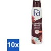 Image de 10 x Fa - Glamorous Moments - Deodorant Spray - Zwarte Orchidee - 150 ml - Deodorant Spray - Geur - Vegan - Geur Van Orchidee - Geur Van Orchidee