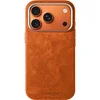 Image de Alcanluxury Alcantara telefoonhoesje geschikt voor Apple iPhone 17 Pro - Orange