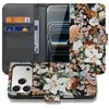 Image de Dark Flowers Hoesje Apple iPhone 17 Pro | Book Case