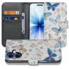 Image de Apple iPhone 17 Vlinder Wallet Hoesje Met 3 Pasjes PU Leder