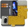 Image de Boekhoesje voor Google Pixel 10 | 10 Pro | Book Case Geel Schuim Bierprint