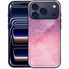 Image de Pink Purple Paint Apple iPhone 17 Pro Max | TPU Hoesje Zwart Randen