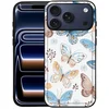 Image de Vlinder Apple iPhone 17 Pro Max | Hoesje Zwart TPU PU Kunstleer