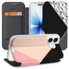 Image de Apple iPhone 17 Book Case Black Pink Shapes