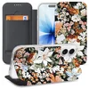 Image de Apple iPhone 17 Smart Cover Hoesje Dark Flowers