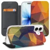Image de Book Wallet Case Apple iPhone 17 Polygon Color