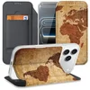 Image de Apple iPhone 17 Pro Max Book Case Wereldkaart