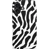 Image de Casetastic Hoesje Geschikt voor Apple iPhone 17 MagSafe - Stijlvolle Beschermende Duo-layer Case - Modern Zebra