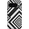 Image de Casetastic Hoesje Geschikt voor Google Pixel 10/10 Pro - Stijlvolle Beschermende Duo-layer Case - Dansende Geometrische Rituals Squares