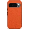 Image de Casetastic Hoesje Geschikt voor Google Pixel 10/10 Pro - Stijlvolle Beschermende Duo-layer Case - Oranje Vintage Stippen