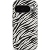 Image de Casetastic Hoesje Geschikt voor Google Pixel 10/10 Pro - Stijlvolle Beschermende Duo-layer Case - Zebra Chique Print