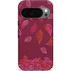 Image de Casetastic Hoesje Geschikt voor Google Pixel 10/10 Pro - Stijlvolle Beschermende Duo-layer Case - Vallende Violet Paarse Bladeren