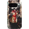 Image de Casetastic Hoesje Geschikt voor Google Pixel 10/10 Pro - Stijlvolle Beschermende Duo-layer Case - Winter Wasbeer Presentje