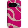 Image de Casetastic Hoesje Geschikt voor Google Pixel 10/10 Pro - Stijlvolle Beschermende Duo-layer Case - Zand Roze Geo Vormen