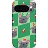 Image de Casetastic Hoesje Geschikt voor Google Pixel 10/10 Pro - Stijlvolle Beschermende Duo-layer Case - Schattige Kersthondjes