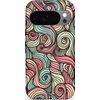 Image de Casetastic Hoesje Geschikt voor Google Pixel 10/10 Pro - Stijlvolle Beschermende Duo-layer Case - Pastel Swirl Vibes