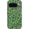 Image de Casetastic Hoesje Geschikt voor Google Pixel 10/10 Pro - Stijlvolle Beschermende Duo-layer Case - Groene Panterprint