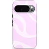 Image de Casetastic Hoesje Geschikt voor Google Pixel 10/10 Pro - Stijlvolle Beschermende Duo-layer Case - Vrolijk Roze Suikerspin Curves