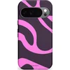 Image de Casetastic Hoesje Geschikt voor Google Pixel 10/10 Pro - Stijlvolle Beschermende Duo-layer Case - Roze Paarse Lavendel Abstractie