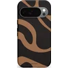 Image de Casetastic Hoesje Geschikt voor Google Pixel 10/10 Pro - Stijlvolle Beschermende Duo-layer Case - Chocolade Golven