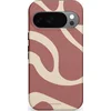 Image de Casetastic Hoesje Geschikt voor Google Pixel 10/10 Pro - Stijlvolle Beschermende Duo-layer Case - Terracotta Mediterranee Golven