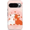 Image de Casetastic Hoesje Geschikt voor Google Pixel 10/10 Pro - Stijlvolle Beschermende Duo-layer Case - Romantische Katten Liefde