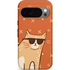 Image de Casetastic Hoesje Geschikt voor Google Pixel 10/10 Pro - Stijlvolle Beschermende Duo-layer Case - CoolCat