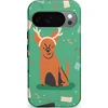 Image de Casetastic Hoesje Geschikt voor Google Pixel 10/10 Pro - Stijlvolle Beschermende Duo-layer Case - Kersthond