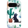 Image de Casetastic Hoesje Geschikt voor Google Pixel 10/10 Pro - Stijlvolle Beschermende Duo-layer Case - Cactuskat